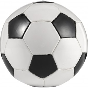 Fuball aus PVC Ariz, Schwarz/wei