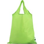 Foldable polyester (210D) shopping bag, lime (8962-19CD)