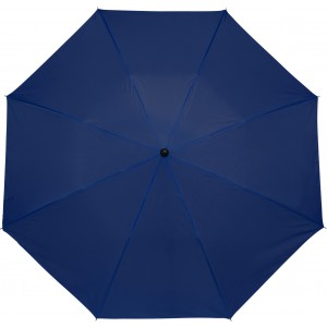 Manual foldable polyester (190T) umbrella, blue (Foldable umbrellas)