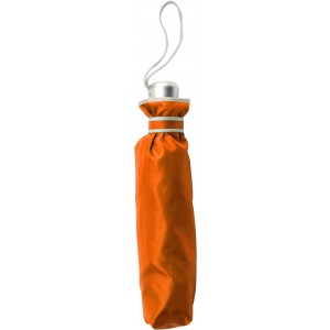 Polyester (190T) umbrella Romilly, orange (Foldable umbrellas)