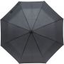 Pongee (190T) umbrella with speaker Amisha, black
