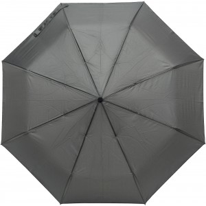 Pongee umbrella Conrad, black (Foldable umbrellas)