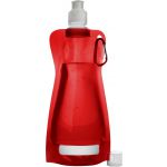 Foldable water bottle (420ml), red (7567-08CD)