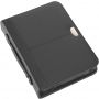 Bonded leather folder Lilo, black