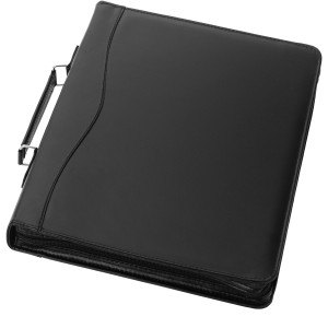 Briefcase A4 portfolio, solid black (Folders)
