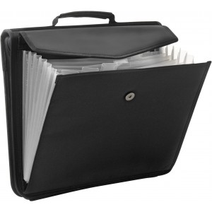 Polyester (600D) folder Coco, black (Folders)