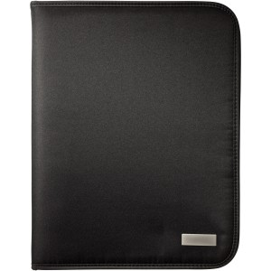 Stanford-deluxe A4 zippered portfolio, solid black (Folders)