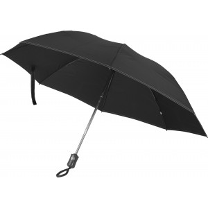 Pongee (190T) umbrella Kayson, black (Foldable umbrellas)