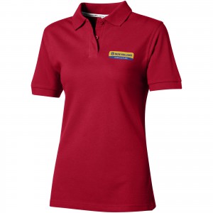 Forehand short sleeve ladies polo, Dark red (Polo shirt, 90-100% cotton)