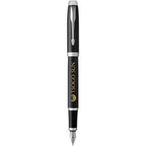 IM professional fountain pen, solid black,Chrome (Fountain-pen, rollerball)