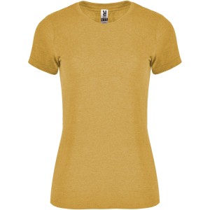 Fox short sleeve women's t-shirt, Heather Mustard (T-shirt, 90-100% cotton)