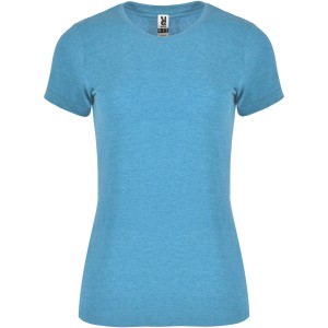 Fox short sleeve women's t-shirt, Heather Turquoise (T-shirt, 90-100% cotton)