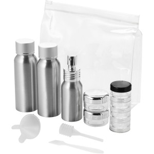 Frankfurt airline approved alu travel bottle set, Silver, Gr (Travel items)