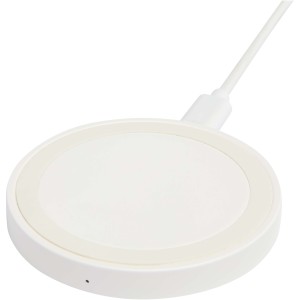 Freal 15W recycled plastic wireless charging pad, White (Powerbanks)