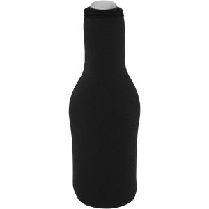 Fris recycled neoprene bottle sleeve holder, Solid black (Cooler bags)