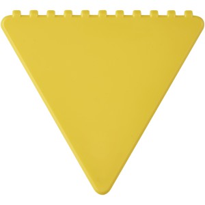 Frosty 2.0 triangular recycled plastic ice scraper, Yellow (Car accesories)