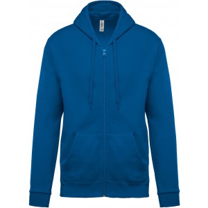 FULL ZIP HOODED SWEATSHIRT, Light Royal Blue (Pullovers)