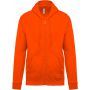 FULL ZIP HOODED SWEATSHIRT, Orange