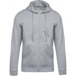 FULL ZIP HOODED SWEATSHIRT, Oxford Grey (KA479OXG)