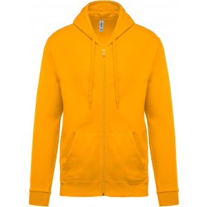 FULL ZIP HOODED SWEATSHIRT, Yellow (Pullovers)