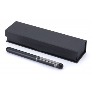 Aluminium-Rollerball-Stift Bridger, Schwarz