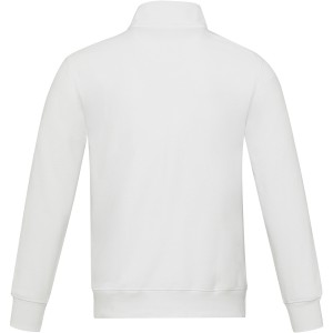 Galena unisex Aware(tm) recycled full zip sweater, White (Pullovers)