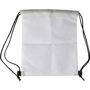 Nonwoven (80 gr/m2) backpack Santino, white (Games)