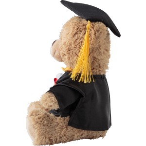 Plush graduation bear Magnus, Brown/Khaki (Games)