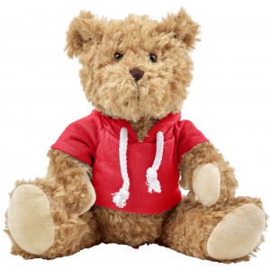 Plush teddy bear Monty, red (Games)