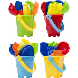 PP beach bucket Mathilda, custom/multicolor (Games)