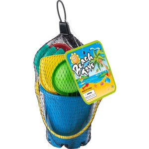 Recycled PP beach bucket Mateo, Multicolor (Games)