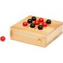 Strobus wooden tic-tac-toe game, Natural