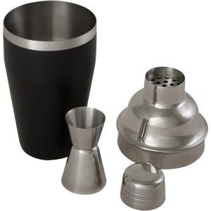 Gaudie recycled stainless steel cocktail shaker, Solid black (Wine, champagne, cocktail equipment)