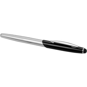 Geneva sophisticated writing set, Silver, solid black (Pen sets)