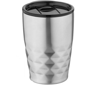 Geo 350 ml copper vacuum insulated tumbler, Silver (Glasses)