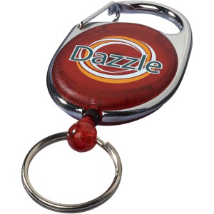 Gerlos Schlüsselkette mit Rollerclip, rot (Schlüsselbänder, Armbänder, Badge-Halter)
