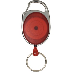 Gerlos Schlüsselkette mit Rollerclip, rot (Schlüsselbänder, Armbänder, Badge-Halter)