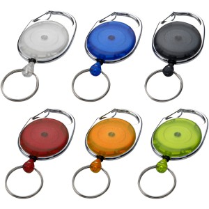 Gerlos Schlüsselkette mit Rollerclip, rot (Schlüsselbänder, Armbänder, Badge-Halter)