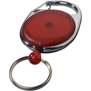 Gerlos Schlüsselkette mit Rollerclip, rot (Schlüsselbänder, Armbänder, Badge-Halter)