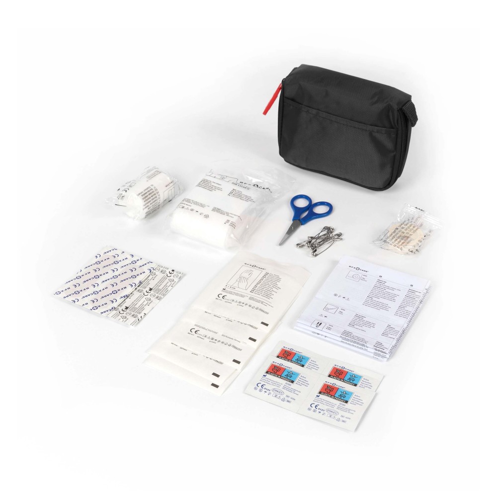 Basic 31-piece First Aid kit, Solid black (Gesundheitswesen)