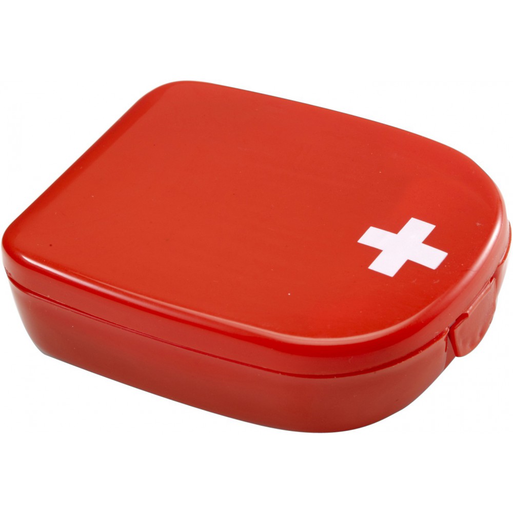 Notfall-Set aus Kunststoff Mila, Rot (Gesundheitswesen)