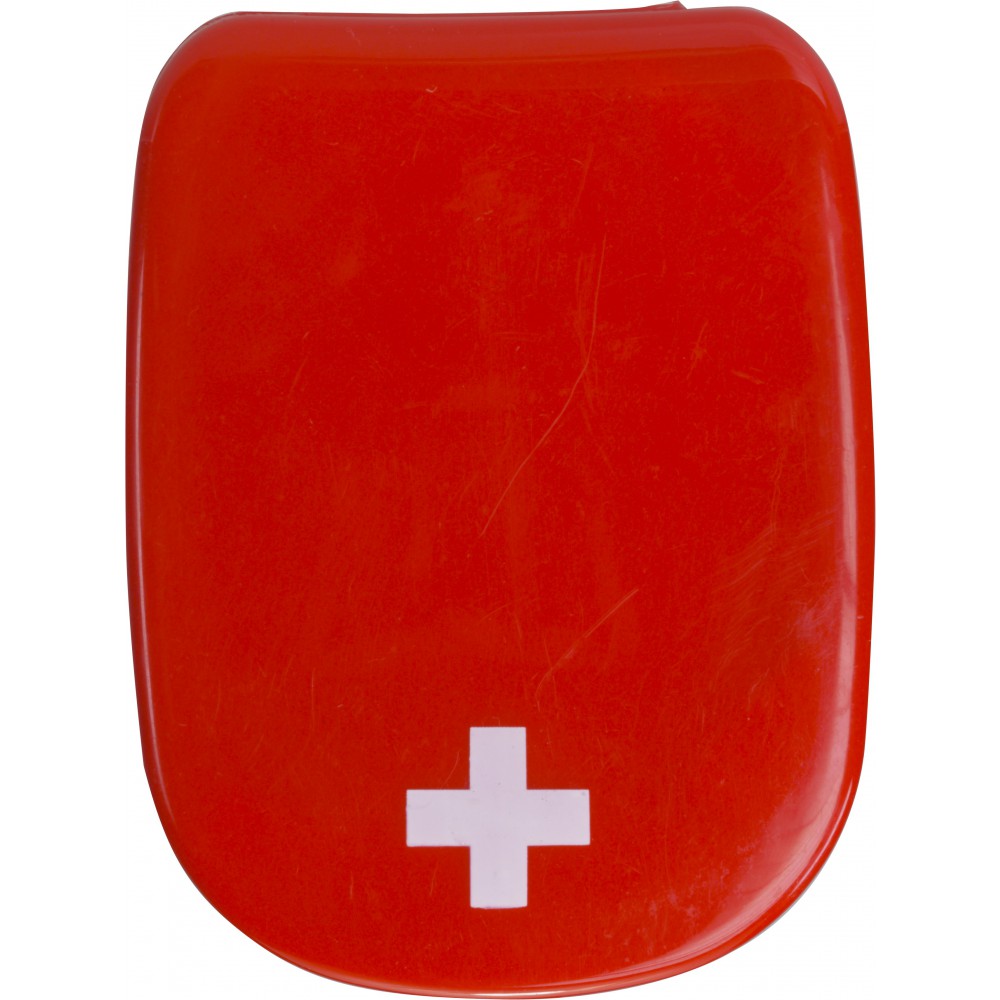 Notfall-Set aus Kunststoff Mila, Rot (Gesundheitswesen)