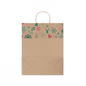 Gift paper bag large, Beige (Pouches, paper bags, carriers)