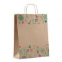 Gift paper bag large, Beige