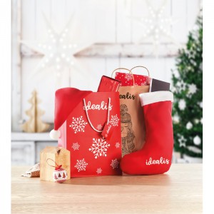 Gift paper bag medium, Red (Pouches, paper bags, carriers)