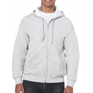 HEAVY BLEND<sup>™</sup> ADULT FULL ZIP HOODED SWEATSHIRT, Ash <font size=1>[ENG]</font>