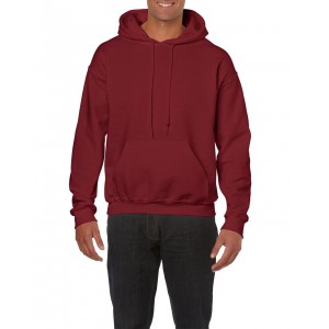 HEAVY BLEND<sup>™</sup> ADULT HOODED SWEATSHIRT, Garnet <font size=1>[ENG]</font>