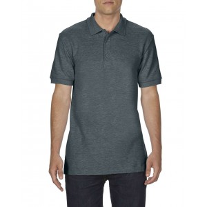 PREMIUM COTTON<SUP><sup>®</sup></SUP> ADULT DOUBLE PIQU POLO, Dark Heather <font size=1>[ENG]</font>