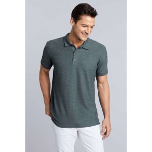 PREMIUM COTTON<SUP><sup>®</sup></SUP> ADULT DOUBLE PIQU POLO, Graphite Heather <font size=1>[ENG]</font>
