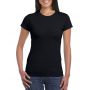 Gildan SoftStyle Ladies T-shirt, Black, 3XL